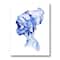 Designart - Blue Fashion Portrait of African American Woman - Modern Canvas Wall Art Print